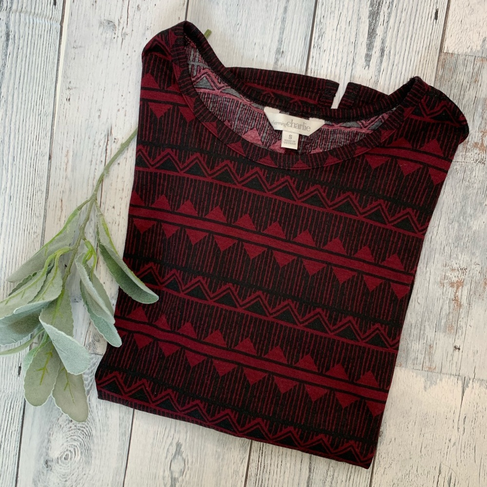 Charming Charlie 3/4 Sleeve Blouse